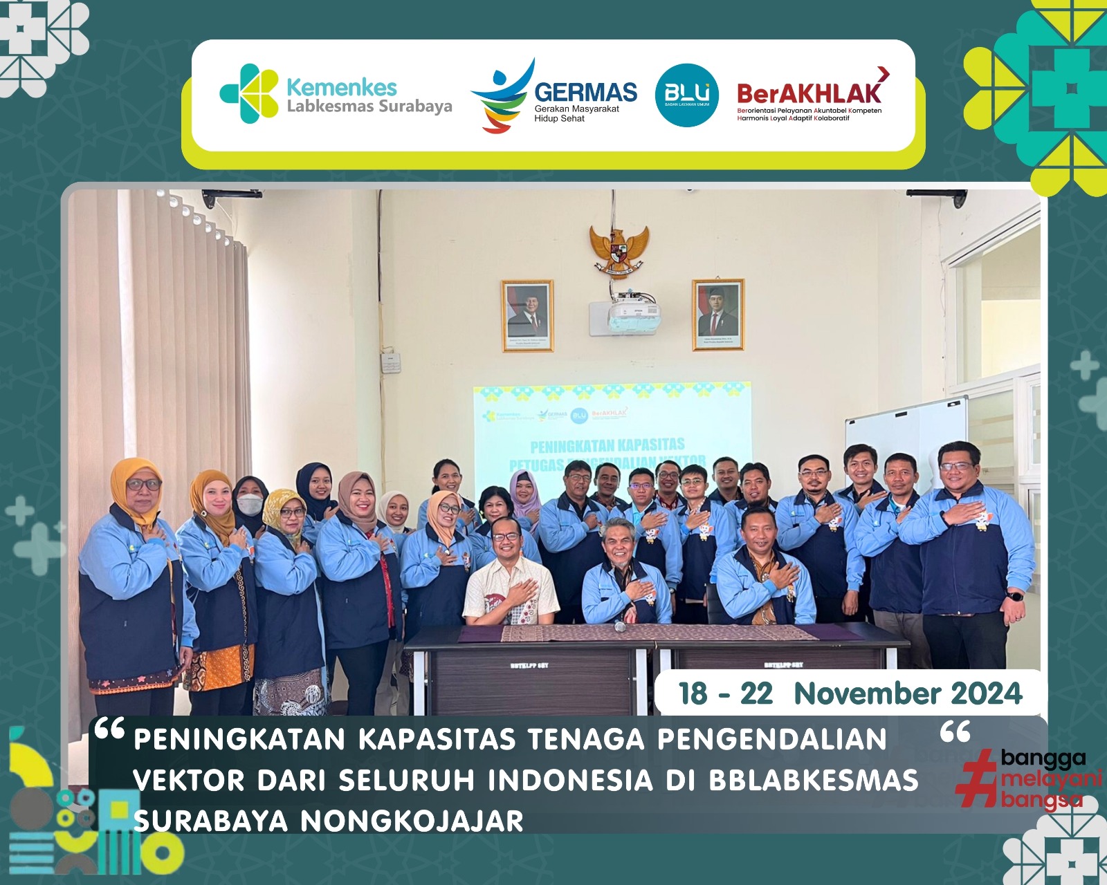 PENINGKATAN KAPASITAS TENAGA PENGENDALIAN VEKTOR DARI SELURUH INDONESIA