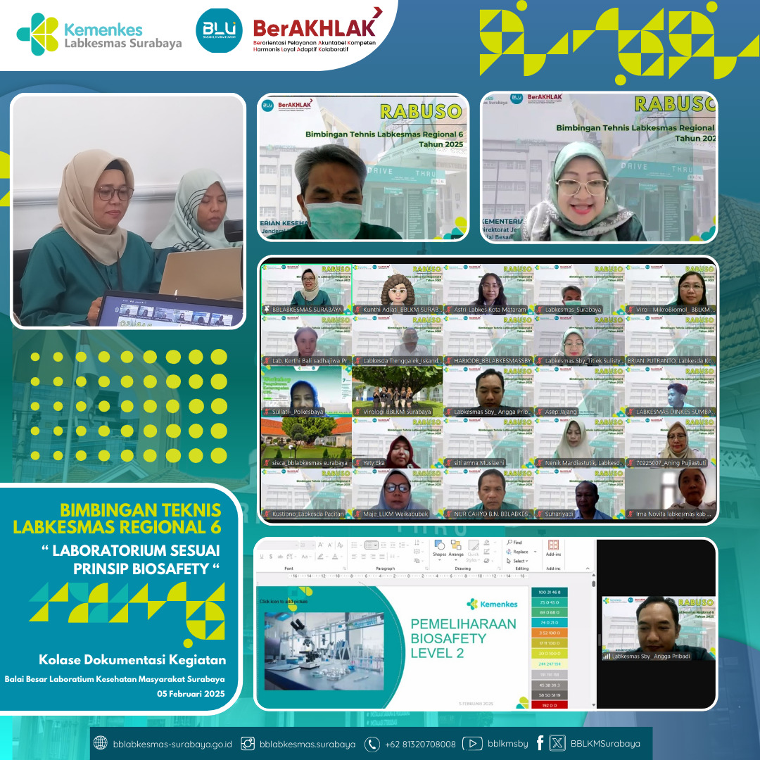 Bimtek Labkesmas Regional 6: 