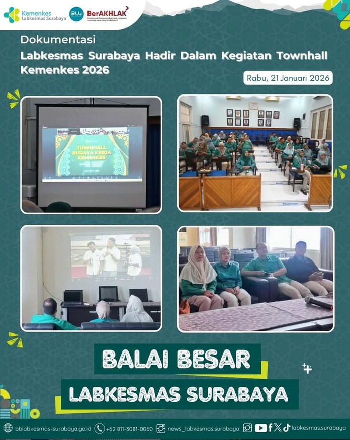 Labkesmas Surabaya hadir dalam kegiatan Townhall 2026