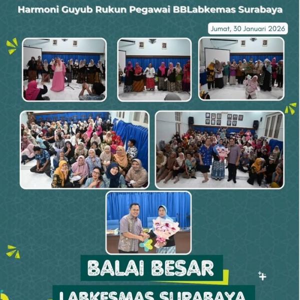 Kebersamaan yang Menguatkan Kinerja Pegawai Labkesmas Surabaya