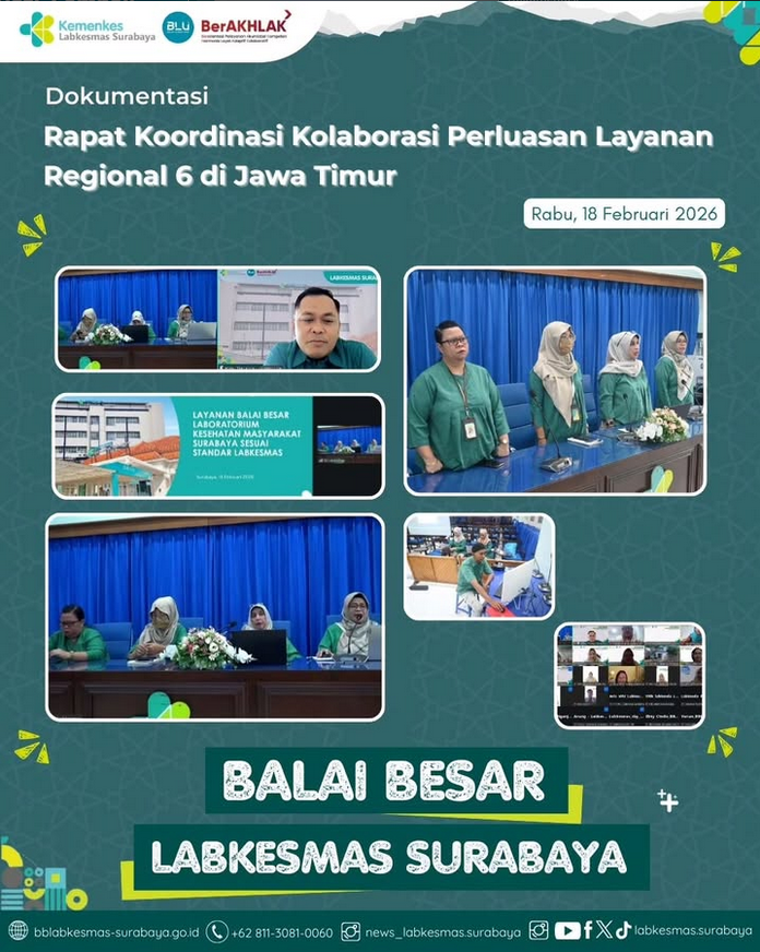 Rapat Koordinasi Kolaborasi Perluasan Layanan Labkesmas Regional