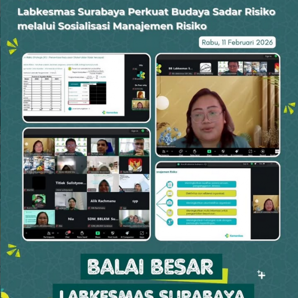 Labkesmas Surabaya Perkuat Budaya Sadar Risiko melalui Sosialisasi Manajemen Risiko