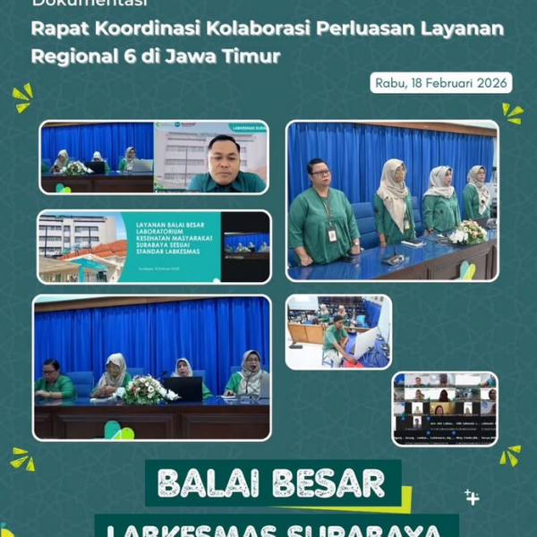 Rapat Koordinasi Kolaborasi Perluasan Layanan Labkesmas Regional