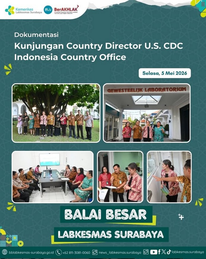 Kunjungan Country Director U.S. CDC Indonesia Country Office 